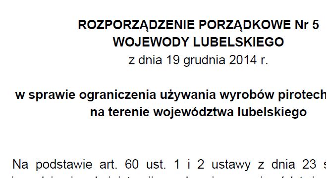 rozporządzenie